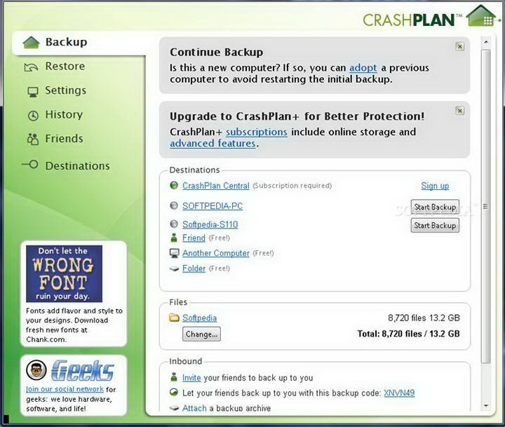 CrashPlan For Mac