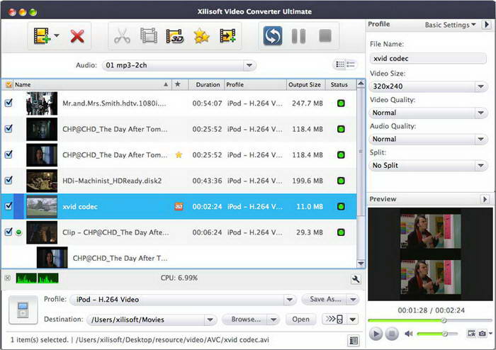 Xilisoft Video Converter Platinum for Mac