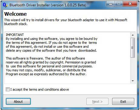 Bluetooth Driver Installer(x64)