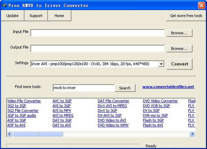 Free RMVB to Iriver Converter