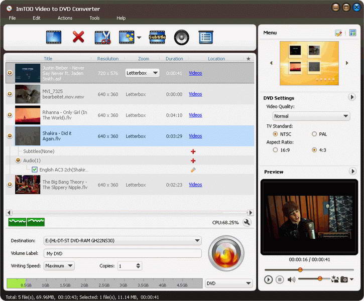 ImTOO Video to DVD Converter