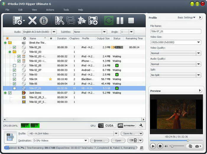 4Media DVD Ripper Standard