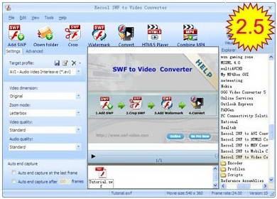 Recool SWF to Video Converter