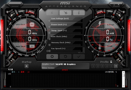 MSI微星Afterburner显卡监控超频工具