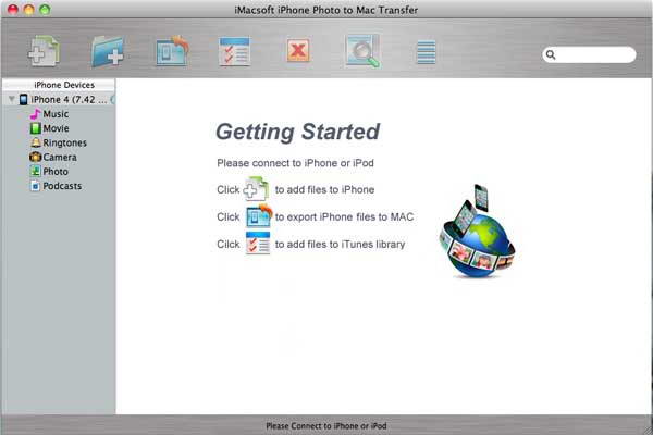 iMacsoft iPhone Photo to PC Transfer For Mac