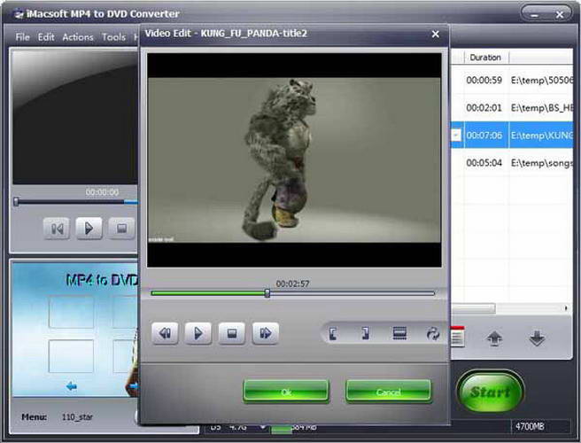 iMacsoft MP4 to DVD Converter