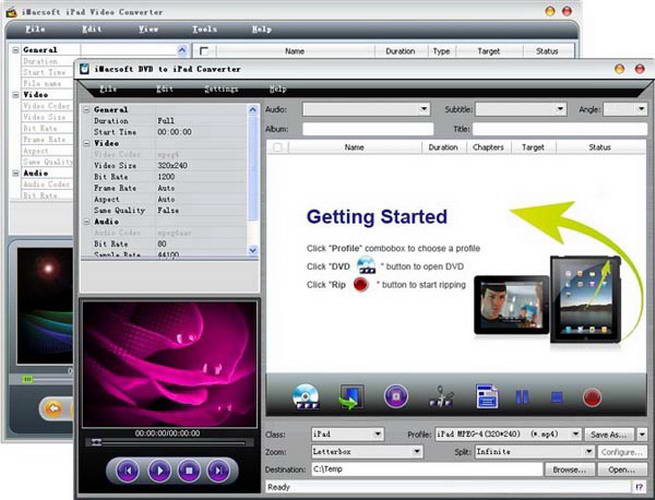 iMacsoft DVD to iPad Suite