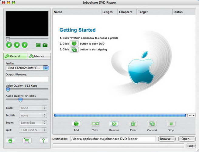 Joboshare DVD Ripper Platinum For Mac