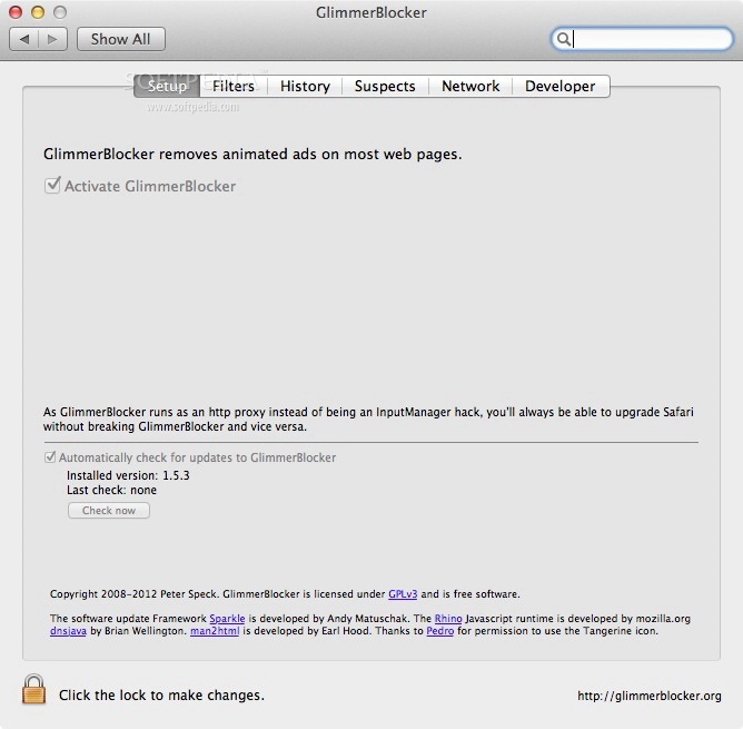 GlimmerBlocker For Mac