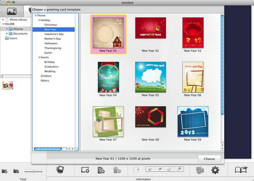 SnowFox Greeting Card Maker For Mac