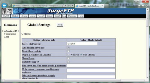 SurgeFTP Server For Linux(32bit)