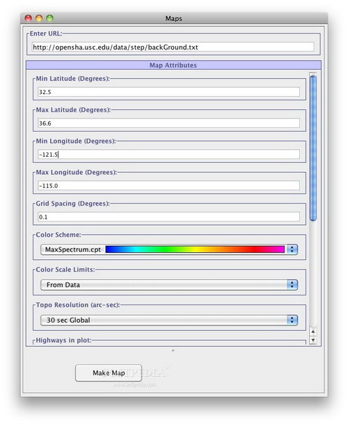 GMT Map Plotter For Mac