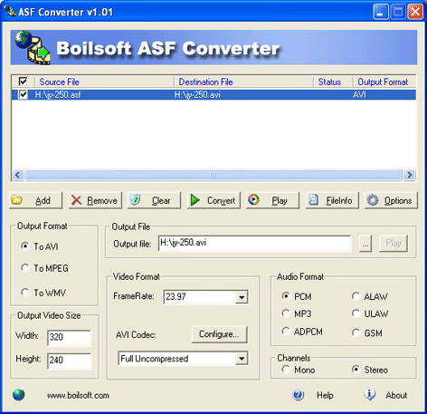 Bolisoft ASF Converter