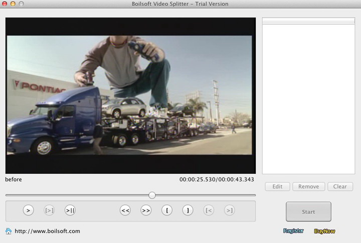 Boilsoft Video Splitter for Mac