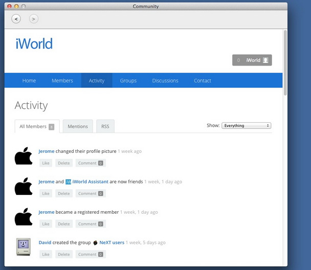 iWorld  For Mac