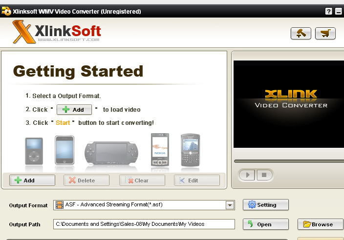 Xlinksoft WMV Converter