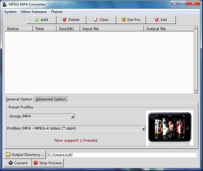 MPEG MP4 Converter