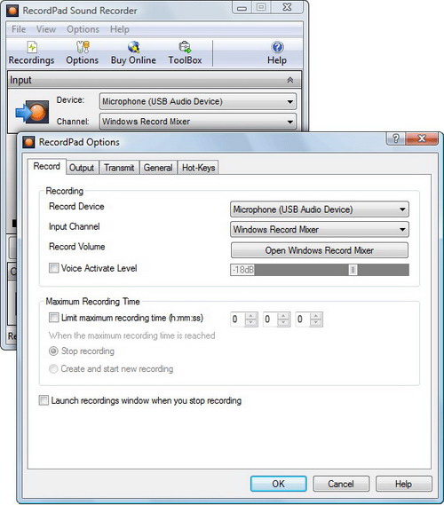 RecordPad Sound Recording For Mac