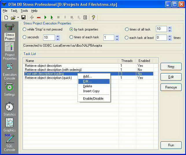 DTM DB Stress Enterprise