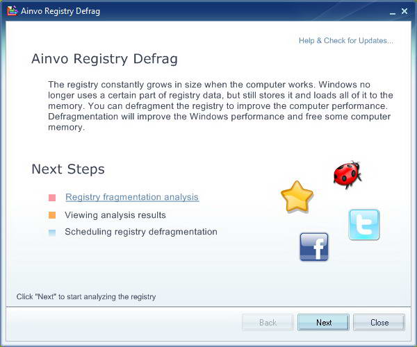 Ainvo Registry Defrag