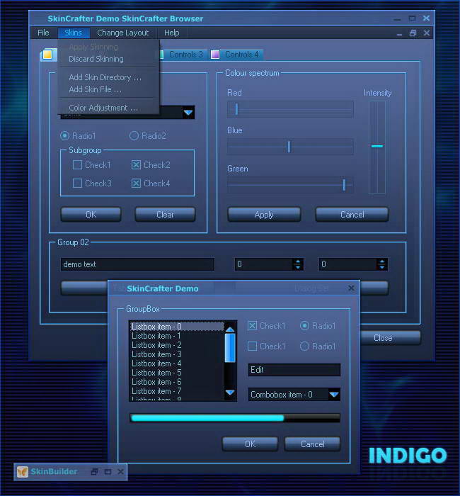 SkinCrafter x64 for VS 2010, 2012 (ActiveX, DLL, .NET)