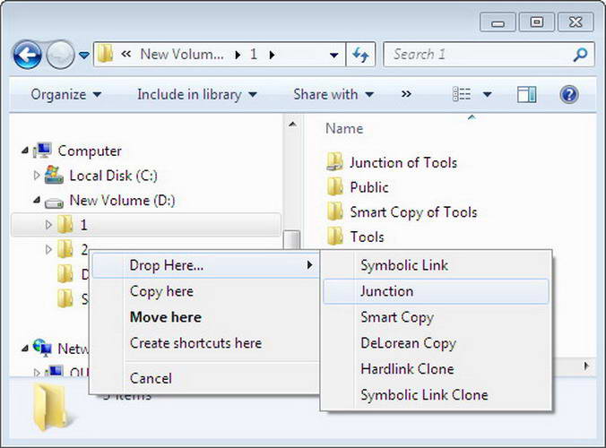 HardLink Shell Extension