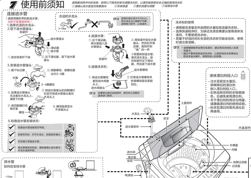 海尔统帅TQB65-Z9188洗衣机使用说明书