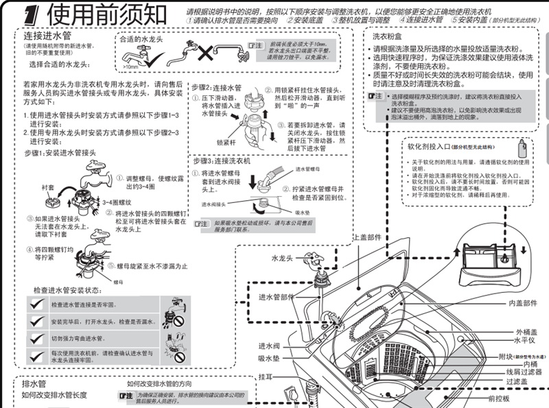 海尔XQB80-Z1626全自动洗衣机使用说明书