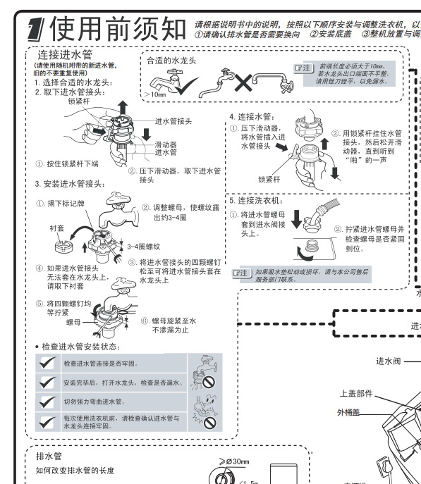 海尔XQB80-Z12699波轮洗衣机使用说明书