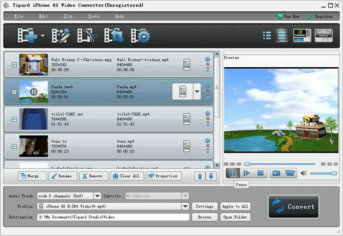 Tipard iPhone 4S Video Converter
