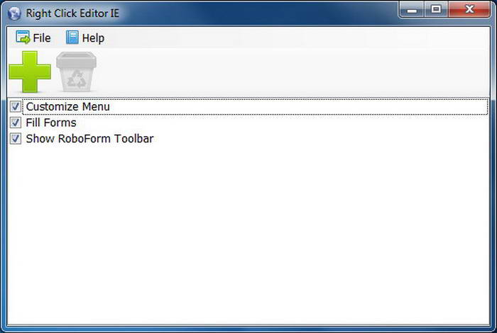 Right Click Editor for Internet Explorer Portable