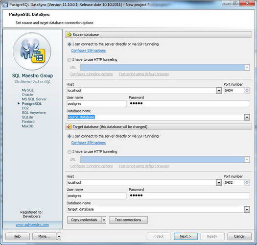 PostgreSQL Data Sync