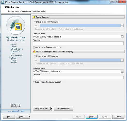 SQLite Data Sync