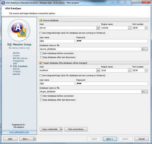 ASA Data Sync distribution package