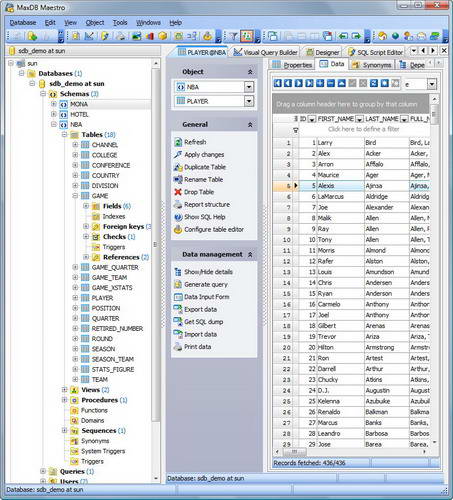 MaxDB Maestro executable file