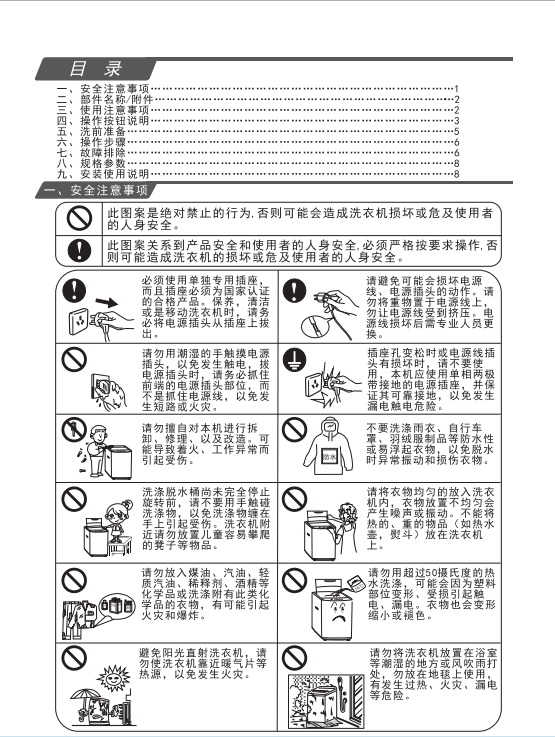 tcl滚筒洗衣机使用步骤图片