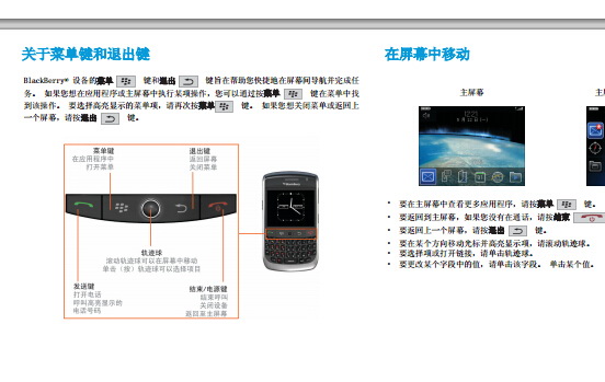 黑莓8910手机使用说明书