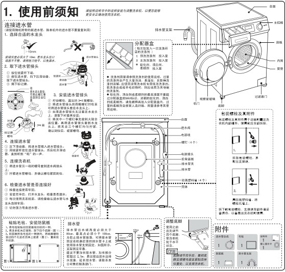 海尔XQG70-B10266精品洗衣机使用说明书