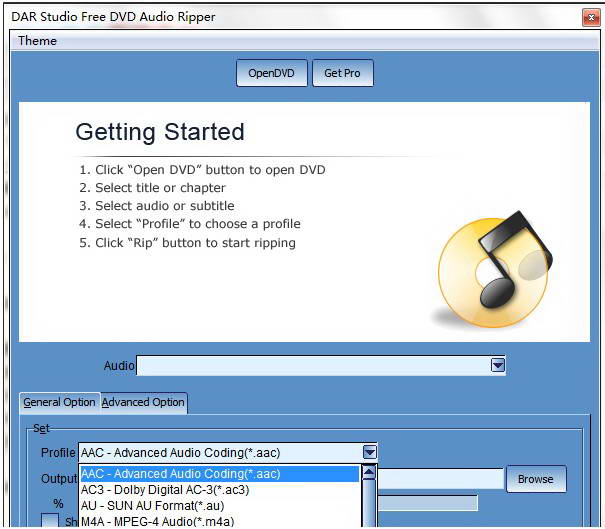 Free DVD Audio Ripper Freeware