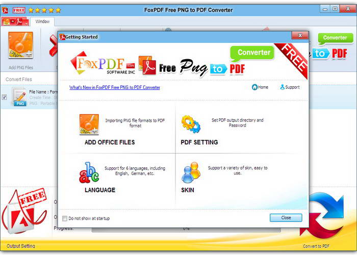 免费PNG转换到PDF转换器