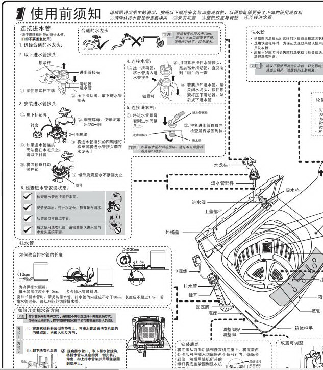 海尔XQB70-M12699H洗衣机使用说明书