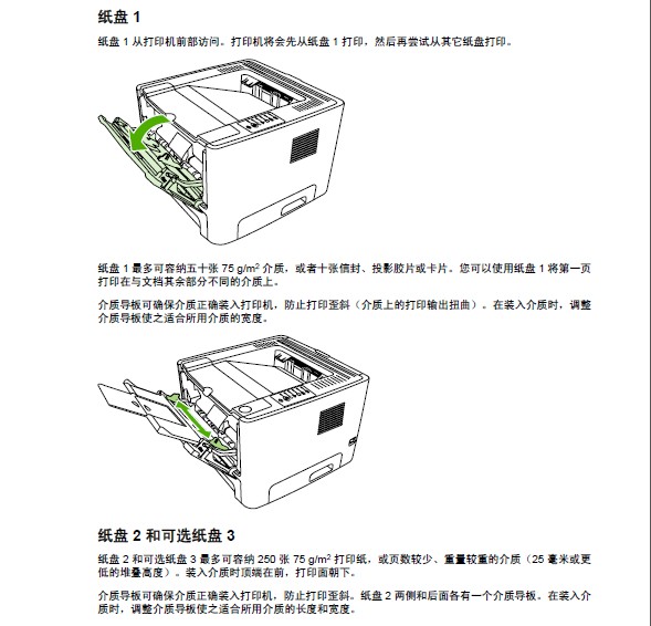 惠普P2015d打印机使用说明书