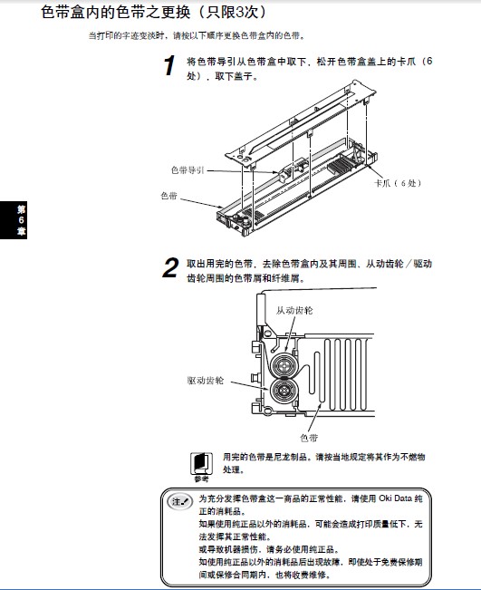 OKI ML6100F打印机使用说明书