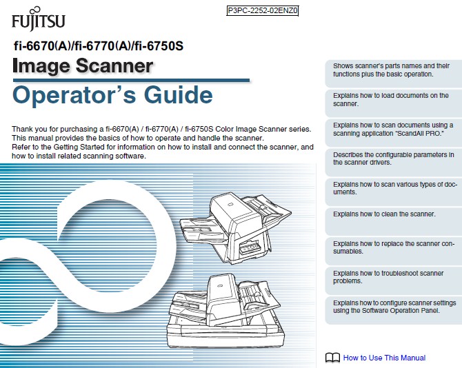 富士通 fi-6770(A)扫描仪说明书