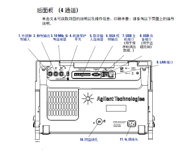 安捷伦MSO7054B数字示波器用户手册