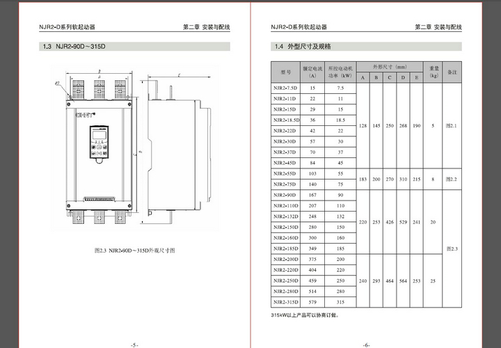 正泰NJR2-45D软起动器使用说明书