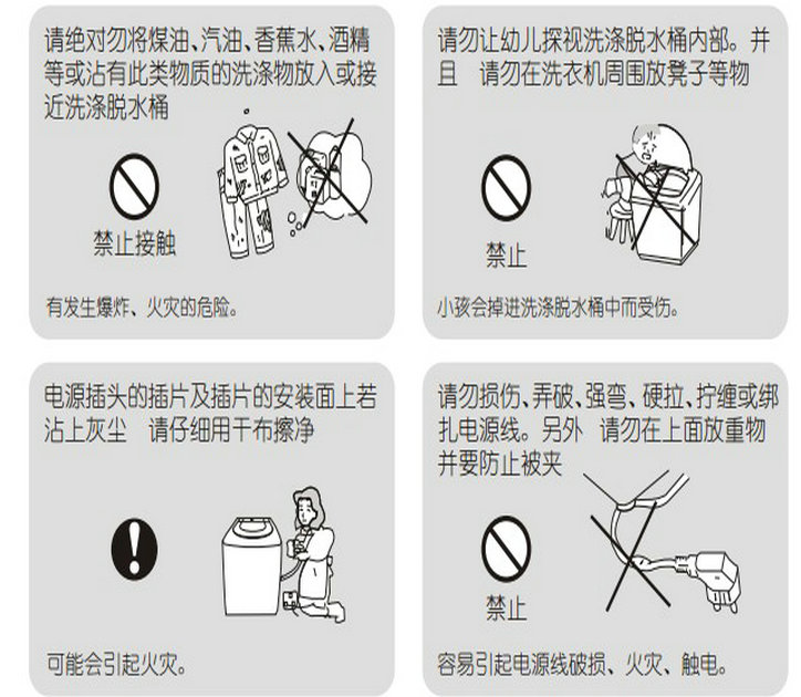 松下XQB65-Q631U洗衣机使用说明书