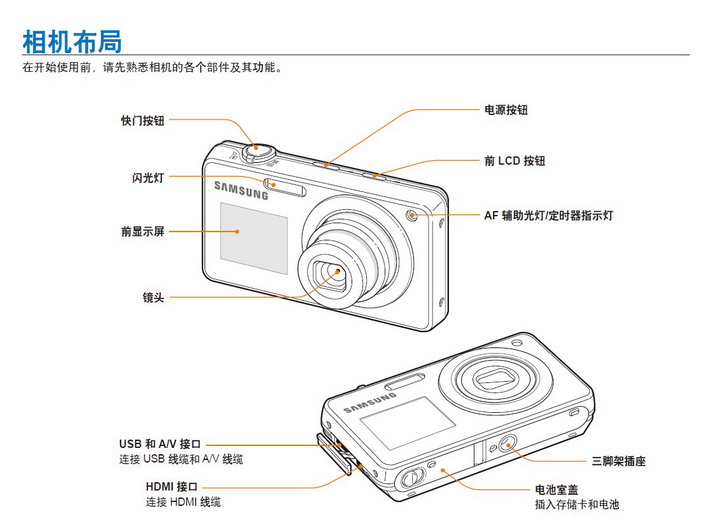 三星 ST700数码相机 使用说明书