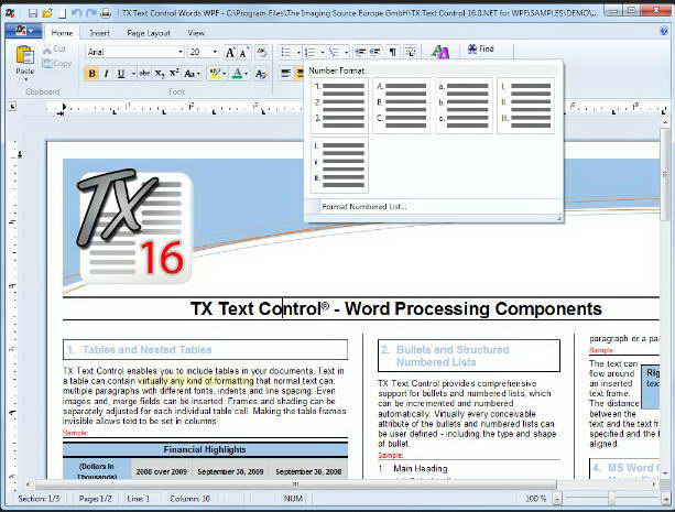 TX Text Control Server for ASP.NET