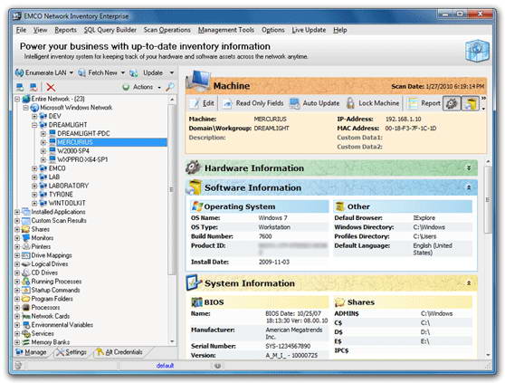 EMCO Network Inventory